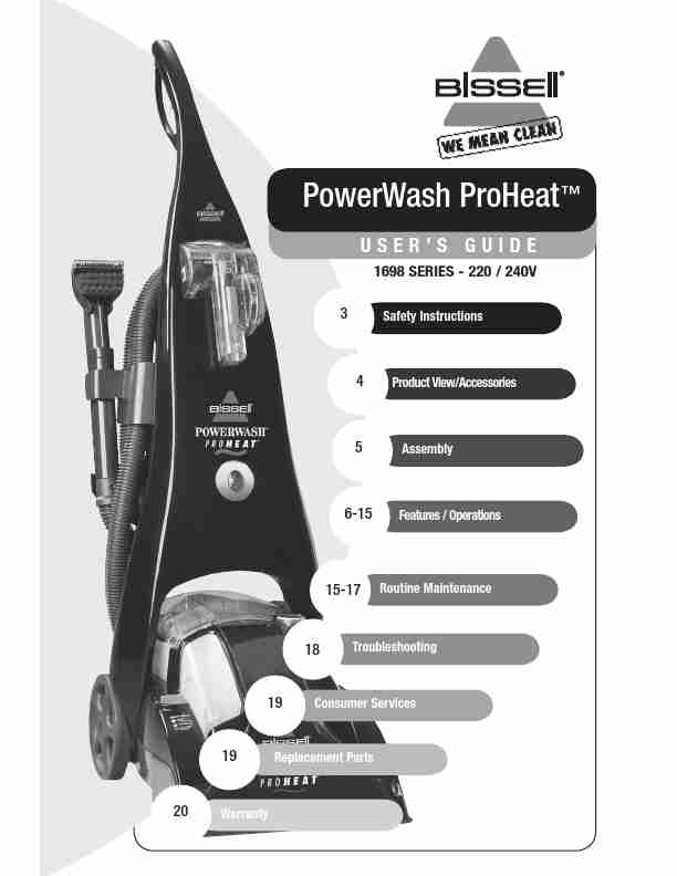 Bissell Vacuum Cleaner 1698-page_pdf